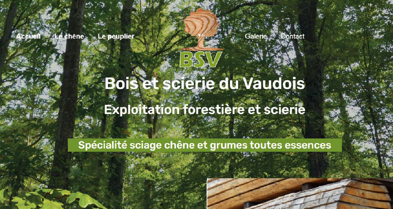 Bois et scierie du Vaudois Exploitation forestière et scierie